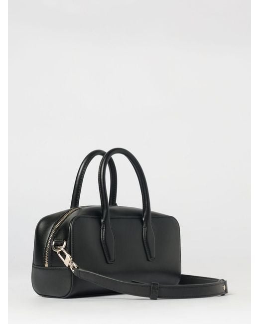 Boss Black Leather Bowling Bag