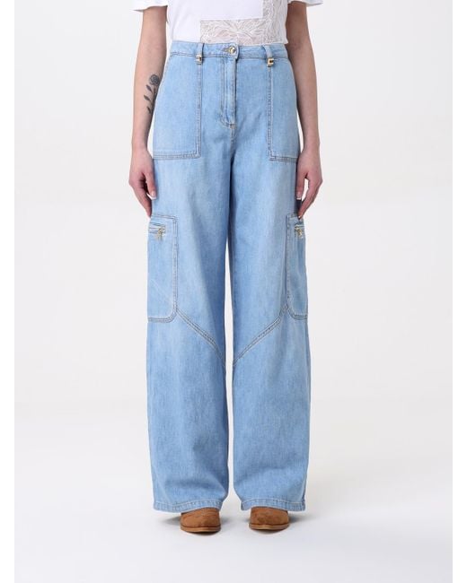 Elisabetta Franchi Blue Pants