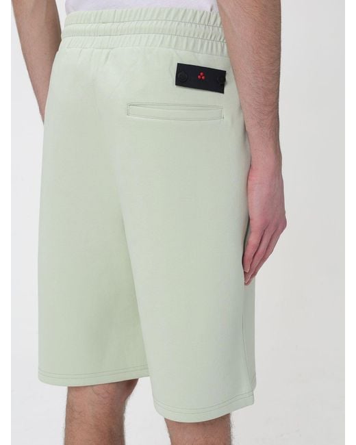 Peuterey Green Cotton Blend Jogging Shorts for men