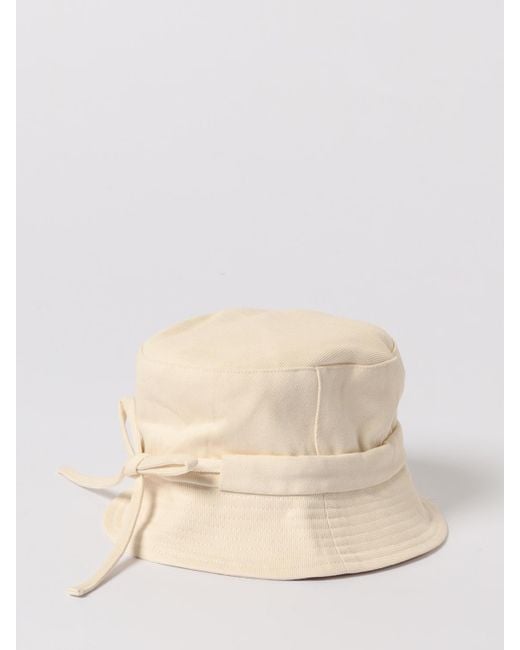 Jacquemus Natural Le Bob Gadjo Cotton Twill Hat for men