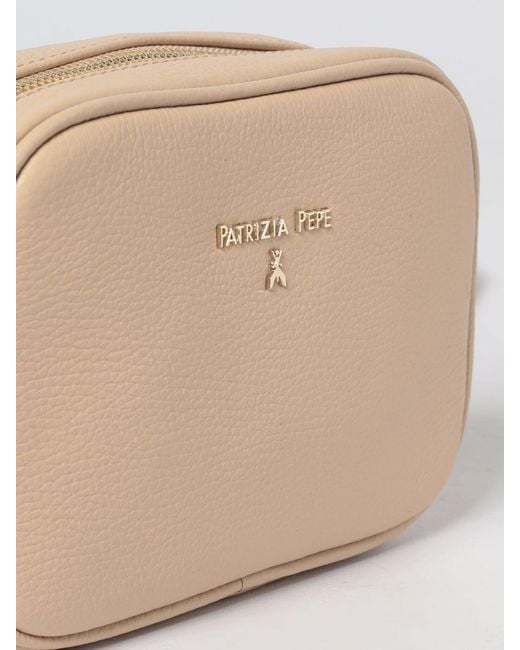 Patrizia Pepe Natural Grained Leather Bag