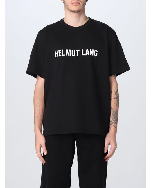 Helmut Lang T-shirt in Black for Men | Lyst