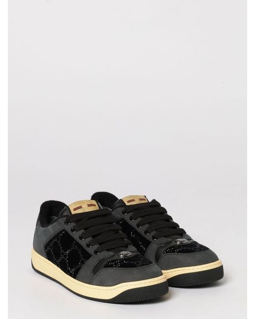 Gucci Black Screener Sneakers