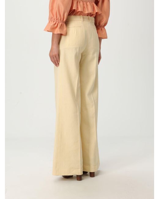 Pantalone Classico di Chloé in Natural