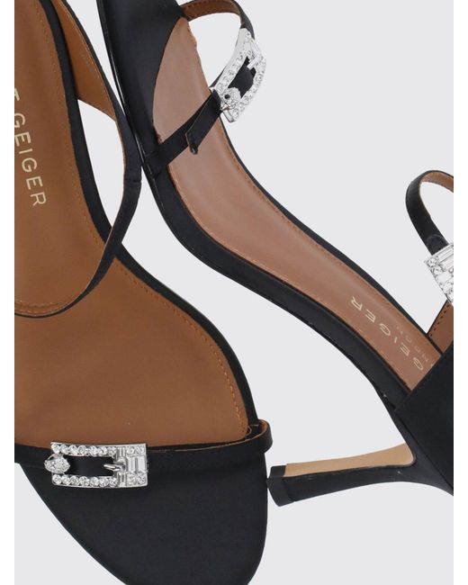 Kurt Geiger White Satin Sandal With Jewel Buckles