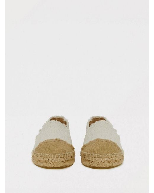 Castaner White Flat Shoes