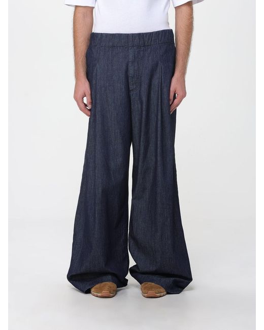 Dries Van Noten Blue Pants for men