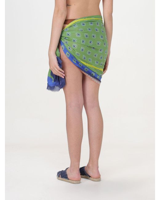 Maliparmi Green Wrap-skirt