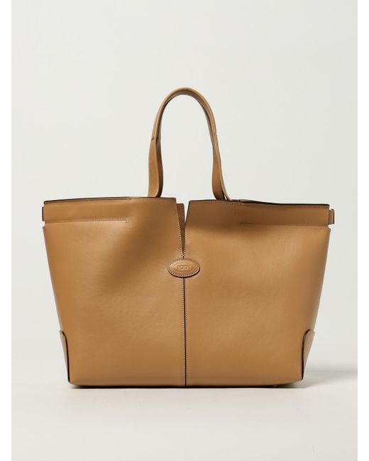 Tod's Natural Schultertasche Damen