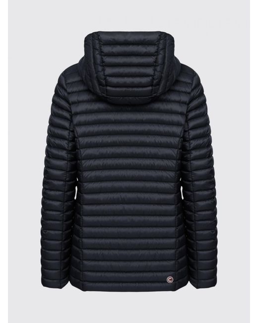 Colmar Blue Padded Nylon Hooded Down Jacket