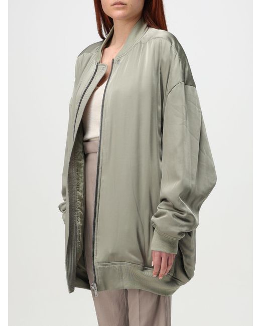 Rick Owens Gray Mantel Damen