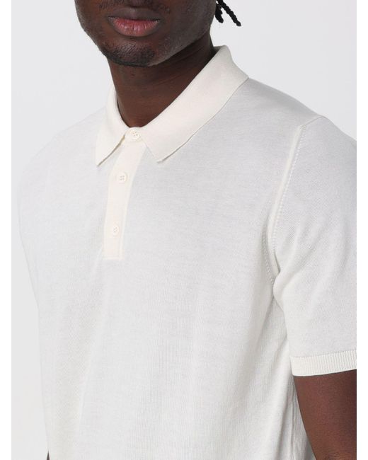 Camiseta Roberto Collina de hombre de color White