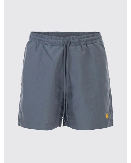 Carhartt Blue Technical Fabric Swimsuit for men
