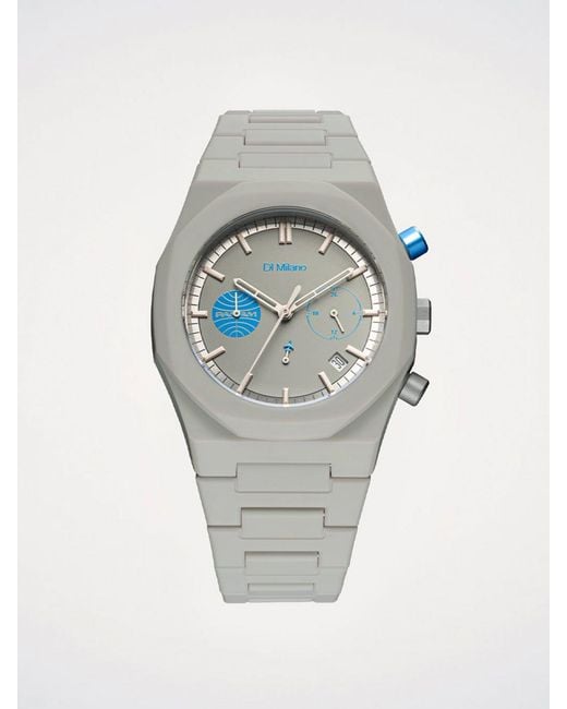 D1 Milano Gray X Pan Am Limited Edition Polycarbonate Watch for men