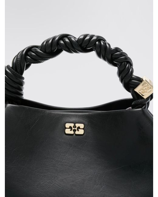 Bolso De Mano Mujer Ganni de color Black