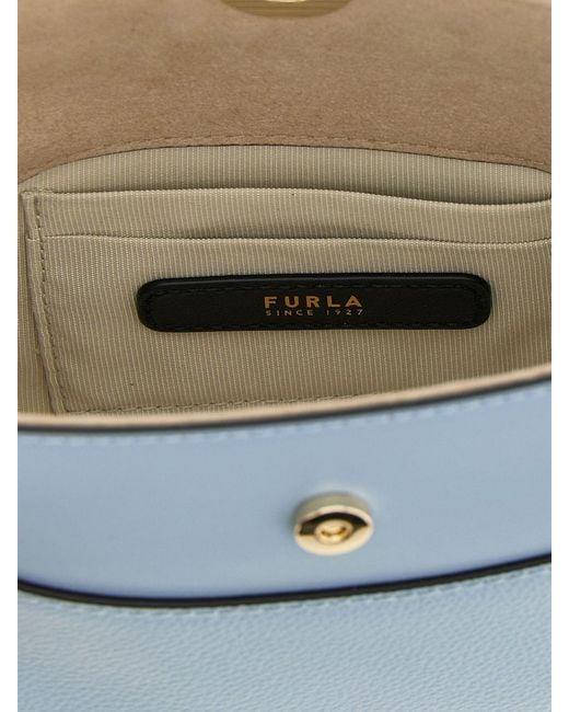 Borsa A Mano Nicole Mini Boston di Furla in Blue