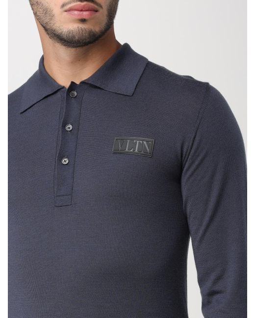 Valentino Blue Polo Shirt for men