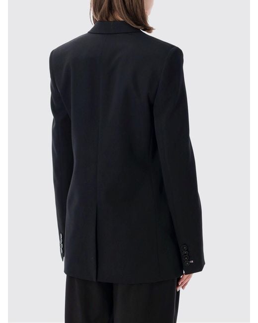 Stella McCartney Blue Double-Breasted Relaxed Fit Blazer