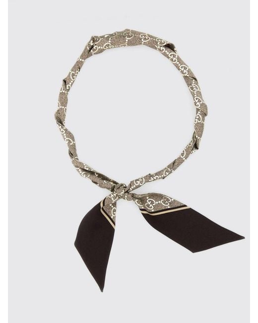 Gucci White Scarf