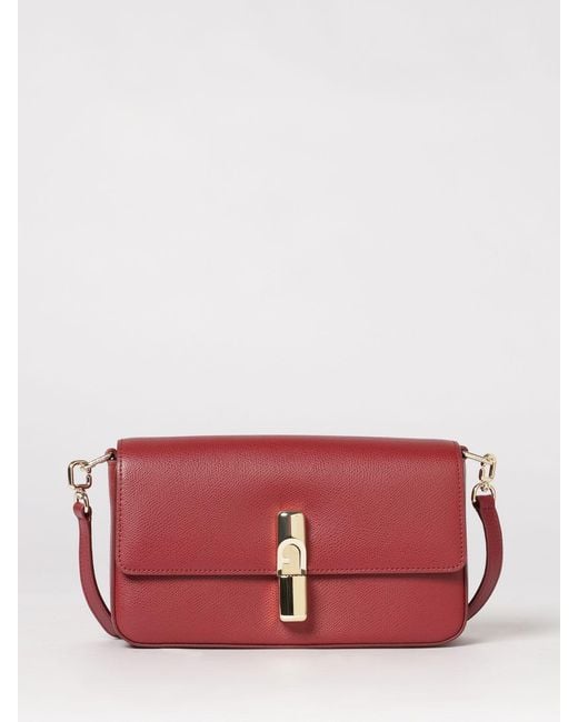 Furla Red Iride Crossbody Bag