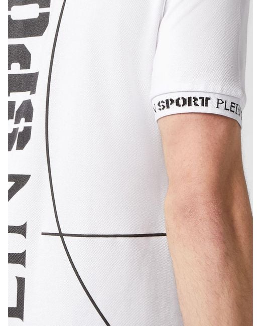Philipp Plein White Polo Shirt for men