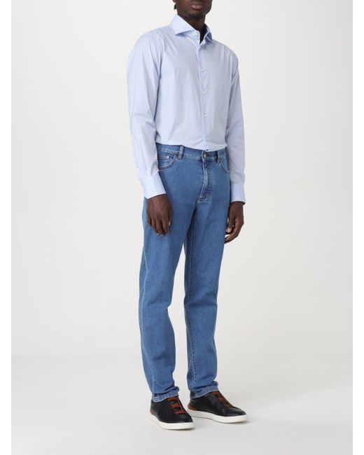 Jeans Zegna de hombre de color Blue