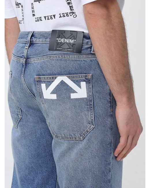 Off-White c/o Virgil Abloh Blue Flared Jeans for men