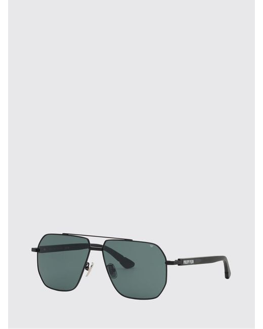 Philipp Plein Gray Sunglasses for men