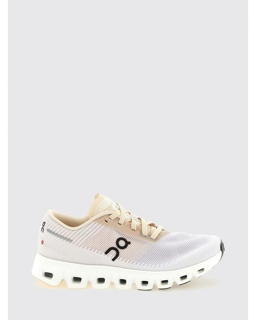 On Shoes White Cloud 6 Push On Sneakers