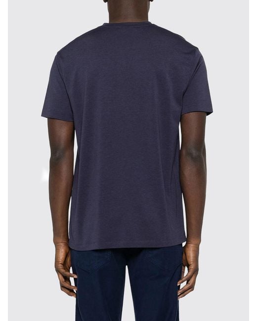 T-Shirt Basic di Tom Ford in Blue da Uomo