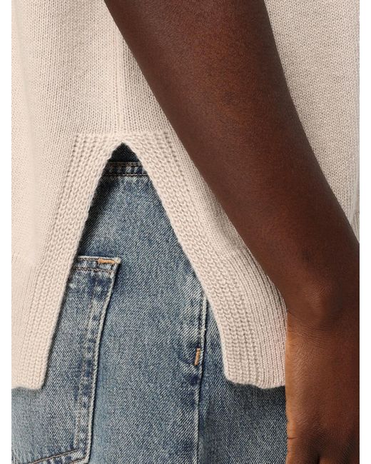 Roberto Collina Blue Pullover Damen