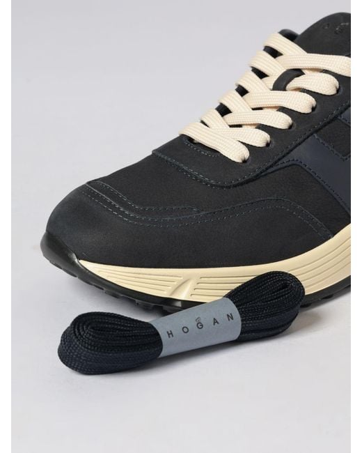 Hogan White Hyperlight Nubuck Sneakers for men