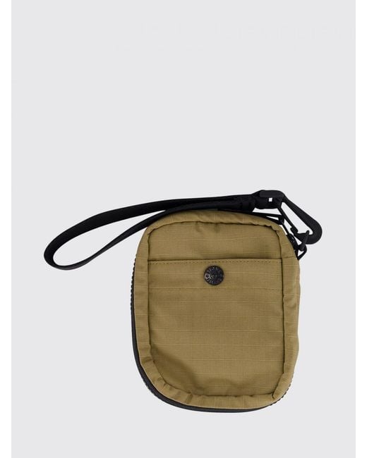 Stone Island Multicolor Ripstop Nylon Wallet With Compass Logo And Wrist Strap for men