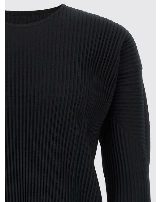 Homme Plissé Issey Miyake Black T-Shirt for men