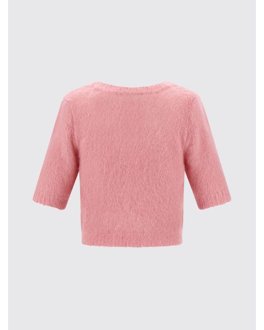 Alessandra Rich Pink Mohair Sweater