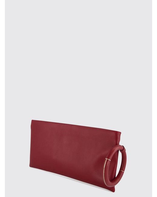 Tom Ford Red Aura Leather Clutch
