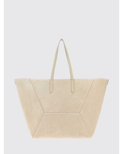 Brunello Cucinelli Natural Crossbody Bag