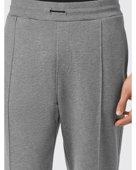 Billionaire Gray Cotton Jogging Trousers for men