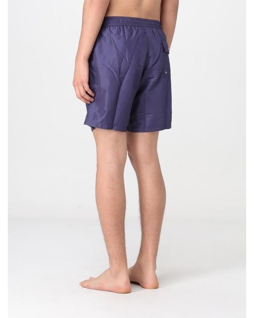 Kampos Blue Nylon Swim Shorts for men