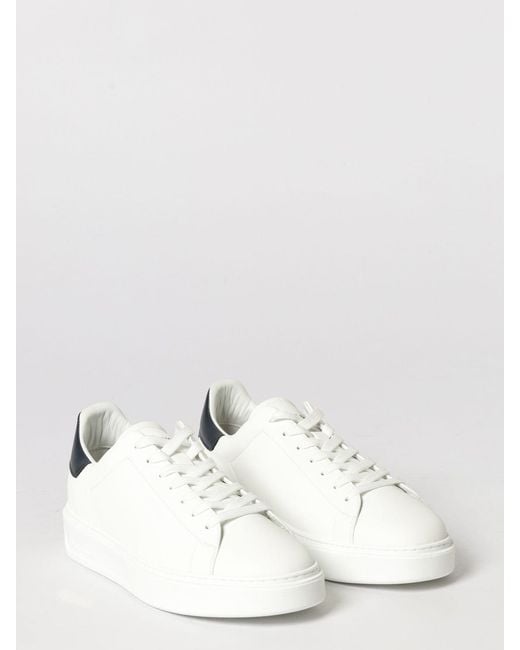 Woolrich White Leather Sneakers for men