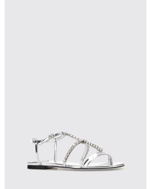 Jimmy Choo White Heeled Sandal