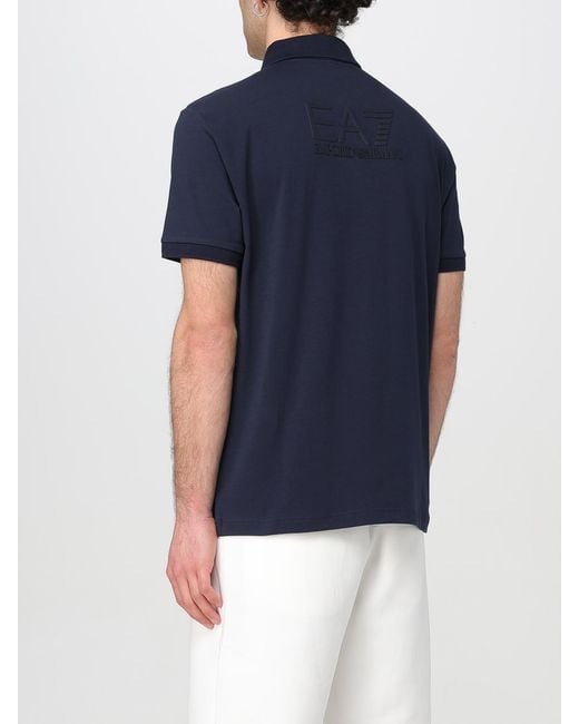 Polo Hombre EA7 de hombre de color Blue