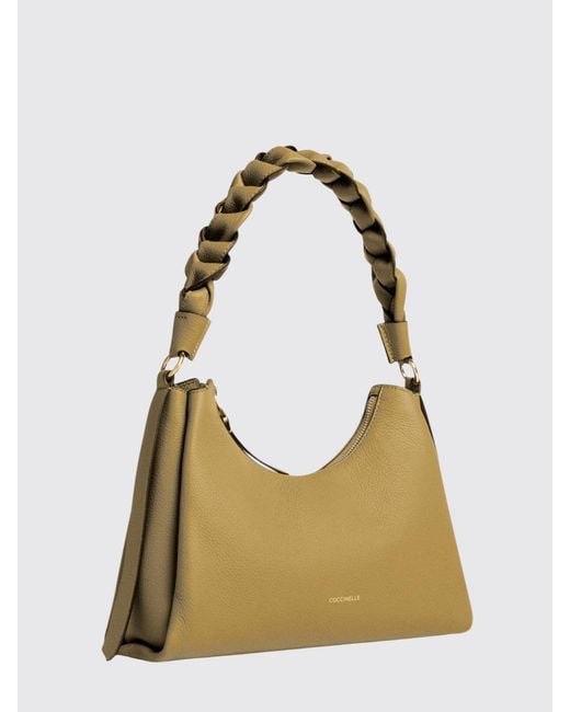 Coccinelle Metallic Boheme Grained Leather Bag