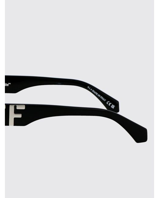 Off-White c/o Virgil Abloh Black Fillmore Acetate Sunglasses