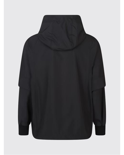 Moorer Black Talitha-Stp Waterproof Technical Fabric Jacket