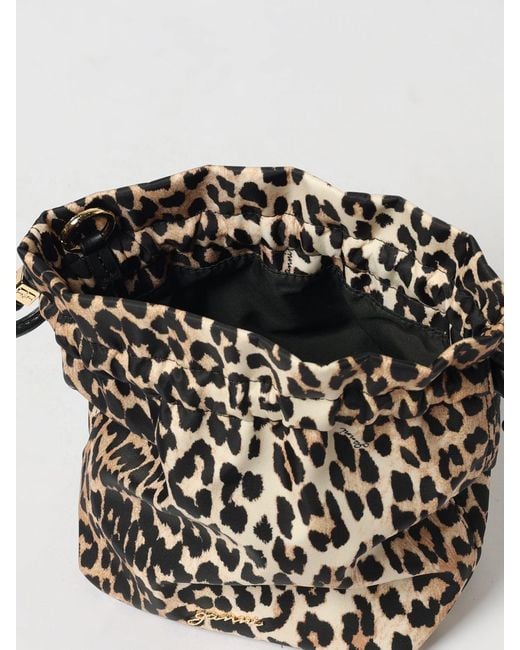 Ganni Black Bou Bucket Pouch