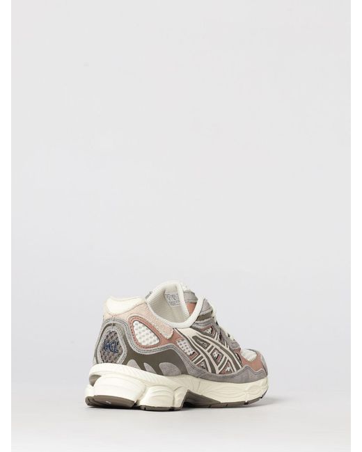 Asics White Gel-Nyc Suede And Mesh Sneakers for men