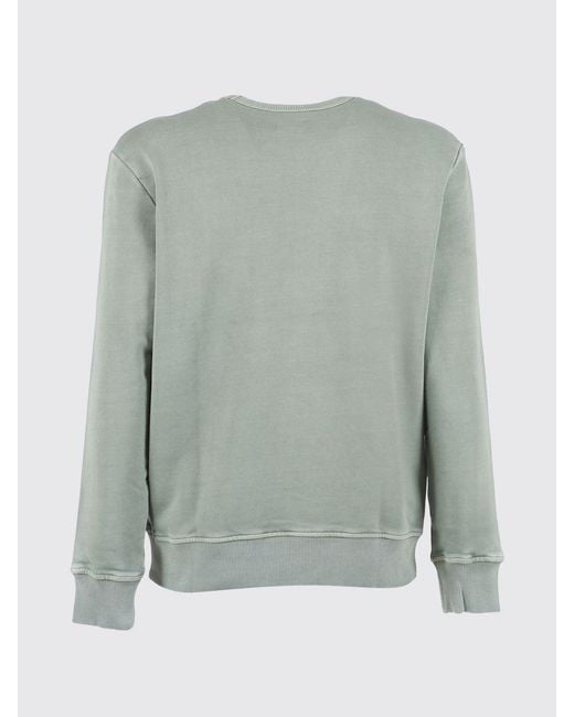 Fay Gray Cotton Crew Neck Sweatshirt for men