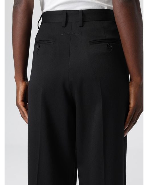 MM6 by Maison Margiela Black Trousers