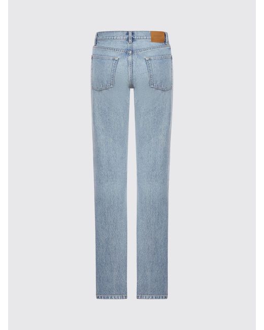 Saint Laurent Blue Straight Jeans